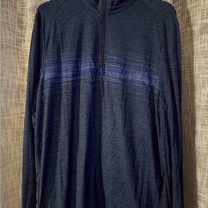 Navy Blue Quarter-Zip Pullover